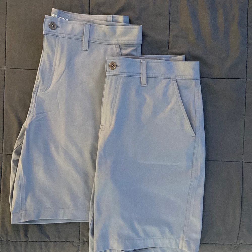 32 DEGREES COOL MENS STRETCH 9 IN SHORTS (SET OF 2)